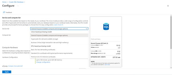 How to Work with Microsoft Azure Cloud SQL Service
